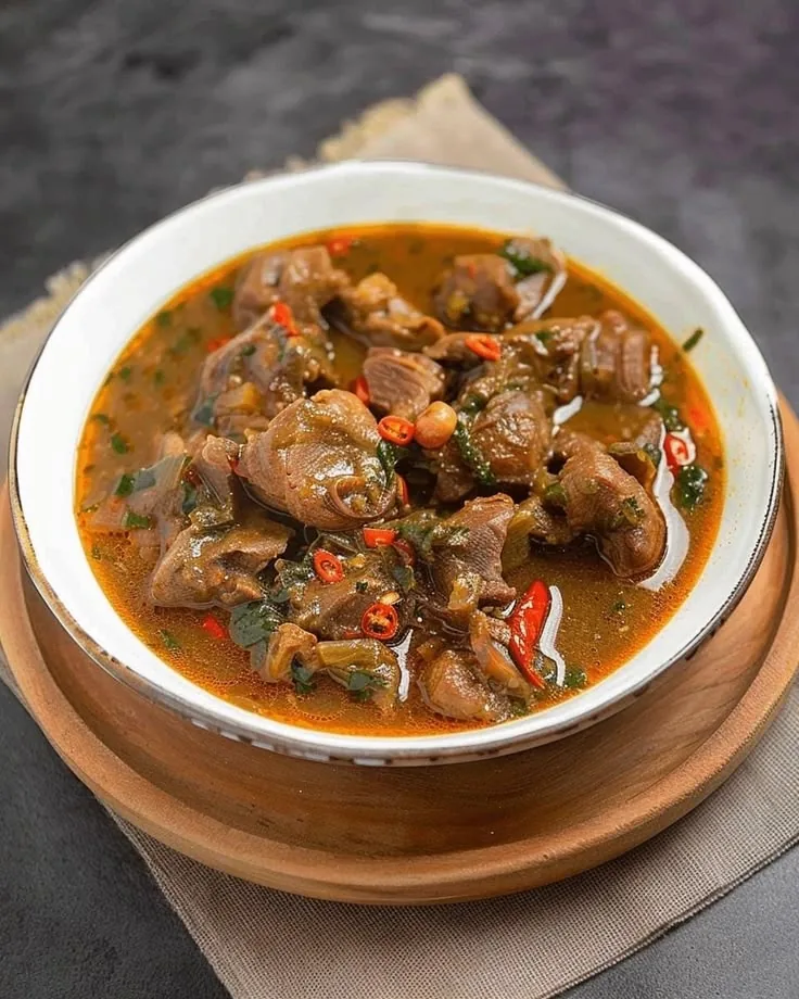 Traditional Nigerian Pepper Soup